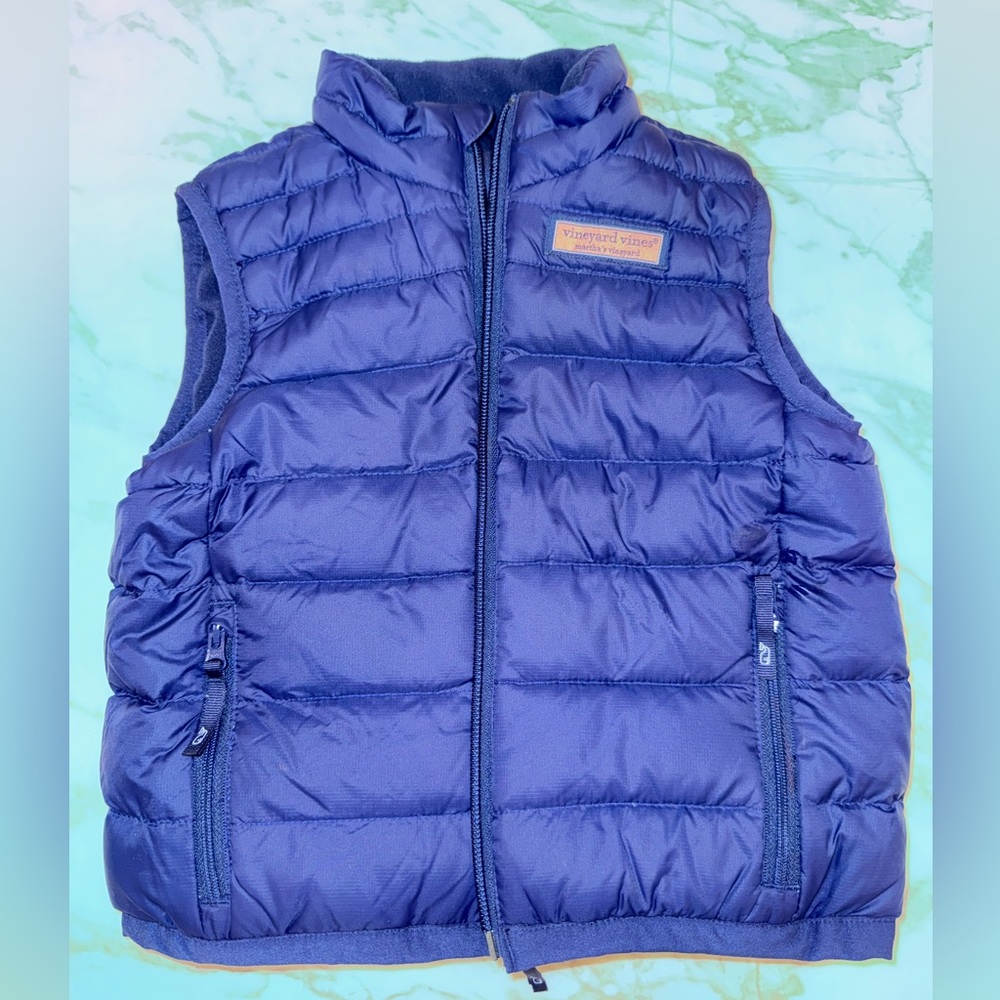 Vineyard vines boys vest 3t navy